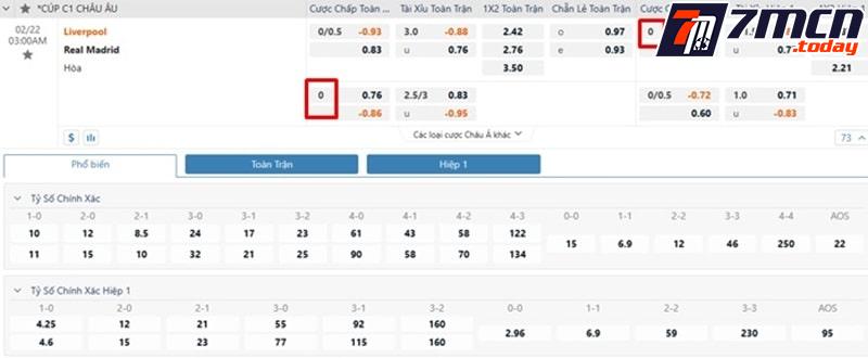 Cách tính kèo đồng banh đơn giản nhất
