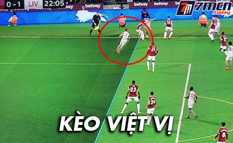 Tìm hiểu về kèo việt vị